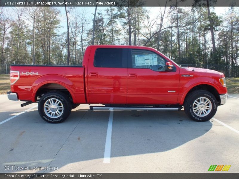 Race Red / Pale Adobe 2012 Ford F150 Lariat SuperCrew 4x4