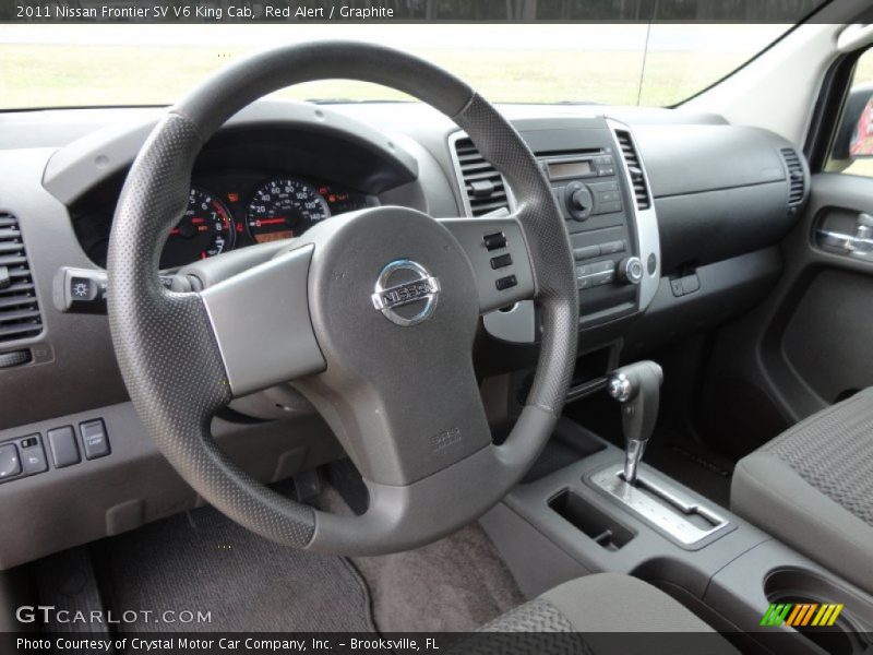 2011 Frontier SV V6 King Cab Graphite Interior