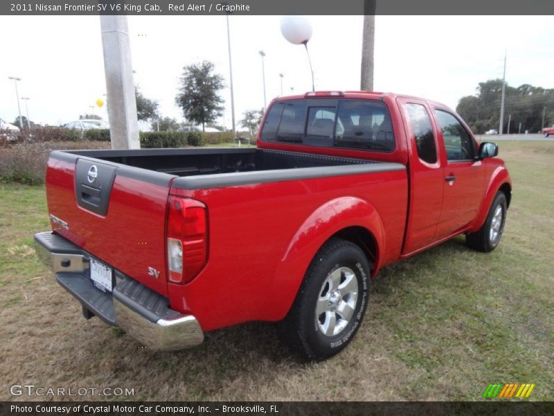 Red Alert / Graphite 2011 Nissan Frontier SV V6 King Cab