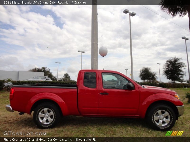 Red Alert / Graphite 2011 Nissan Frontier SV V6 King Cab
