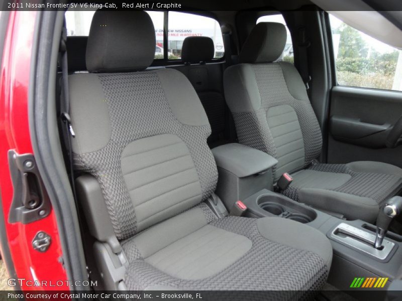  2011 Frontier SV V6 King Cab Graphite Interior