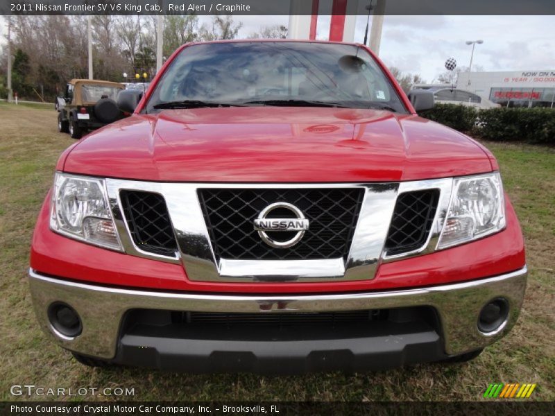 Red Alert / Graphite 2011 Nissan Frontier SV V6 King Cab