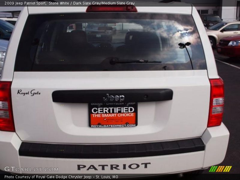 Stone White / Dark Slate Gray/Medium Slate Gray 2009 Jeep Patriot Sport