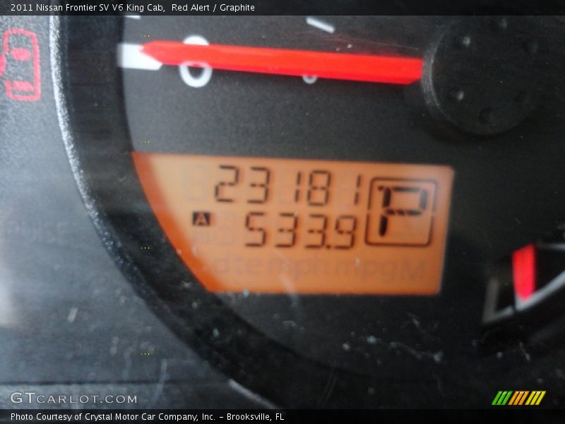 Red Alert / Graphite 2011 Nissan Frontier SV V6 King Cab