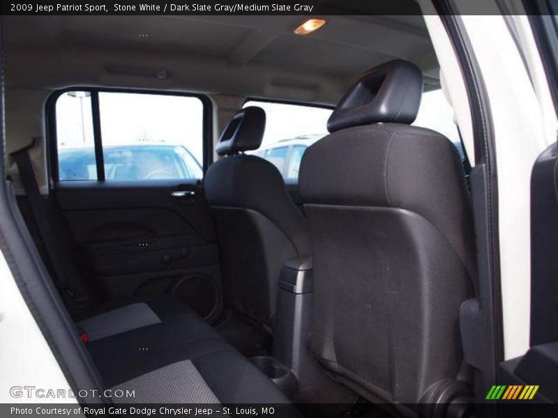 Stone White / Dark Slate Gray/Medium Slate Gray 2009 Jeep Patriot Sport