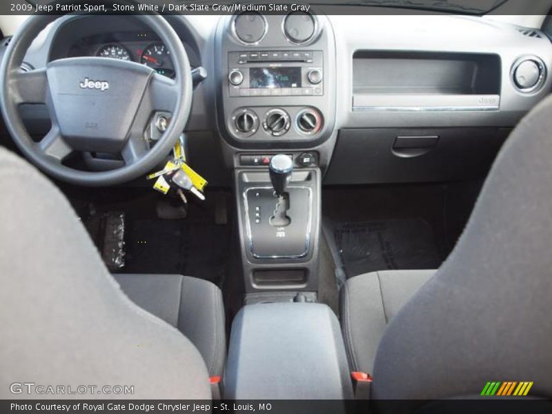 Stone White / Dark Slate Gray/Medium Slate Gray 2009 Jeep Patriot Sport
