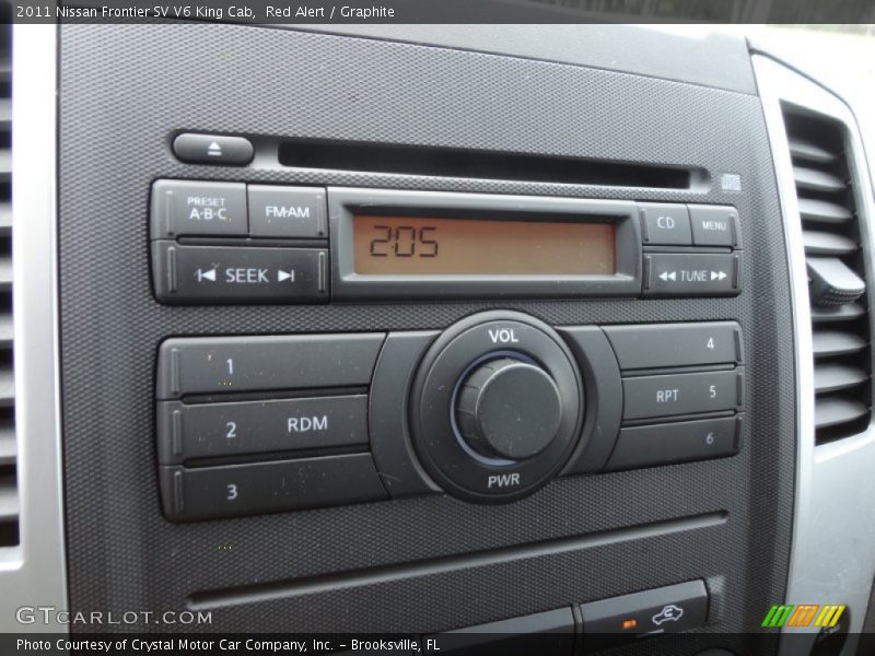 Red Alert / Graphite 2011 Nissan Frontier SV V6 King Cab