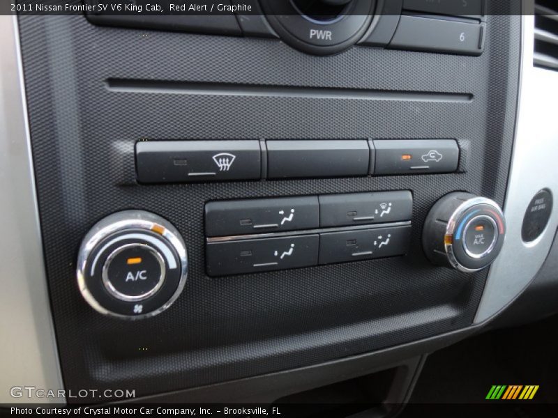 Red Alert / Graphite 2011 Nissan Frontier SV V6 King Cab