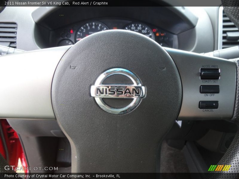 Red Alert / Graphite 2011 Nissan Frontier SV V6 King Cab