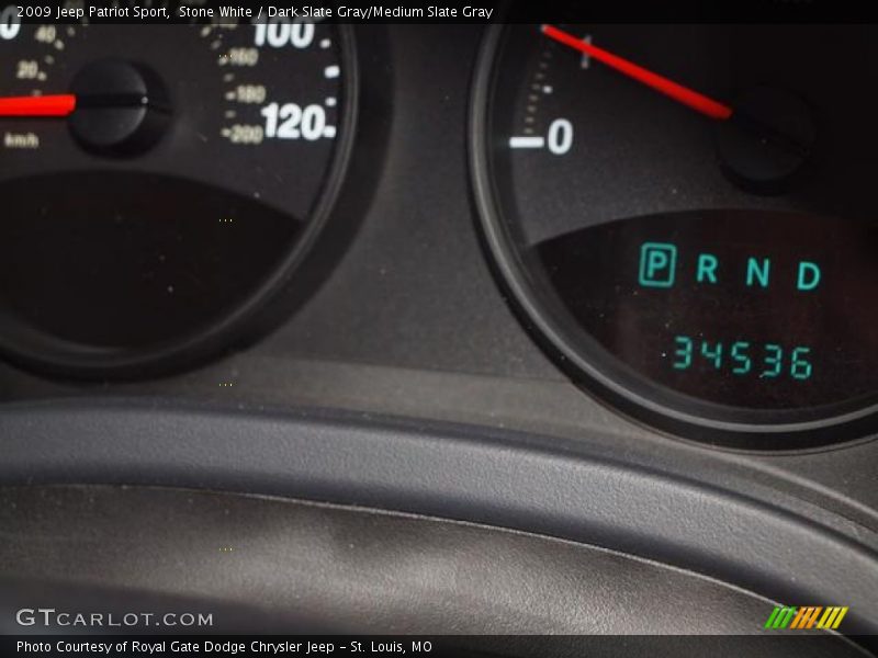 Stone White / Dark Slate Gray/Medium Slate Gray 2009 Jeep Patriot Sport