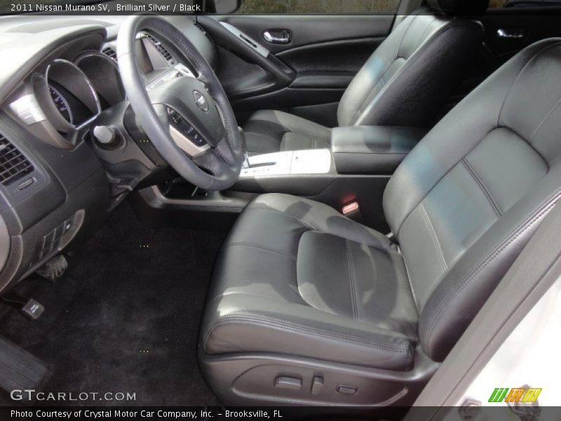 Brilliant Silver / Black 2011 Nissan Murano SV