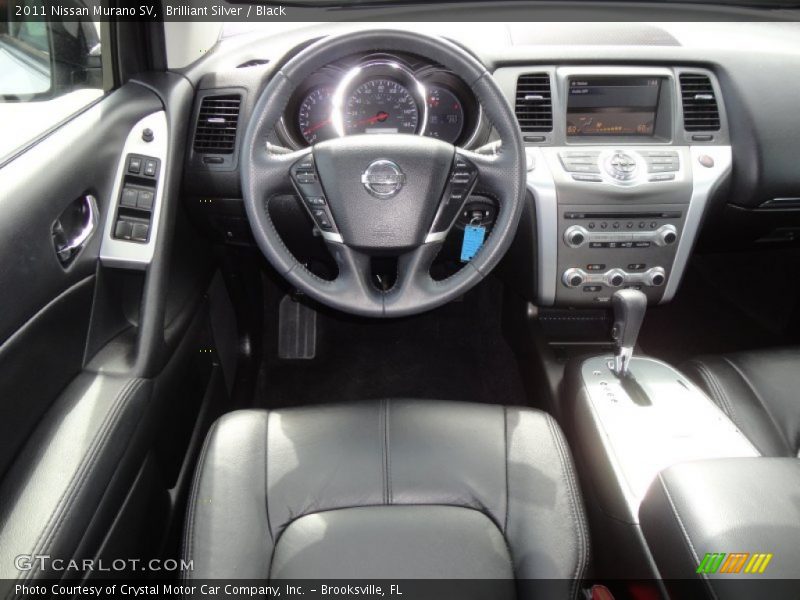 Brilliant Silver / Black 2011 Nissan Murano SV