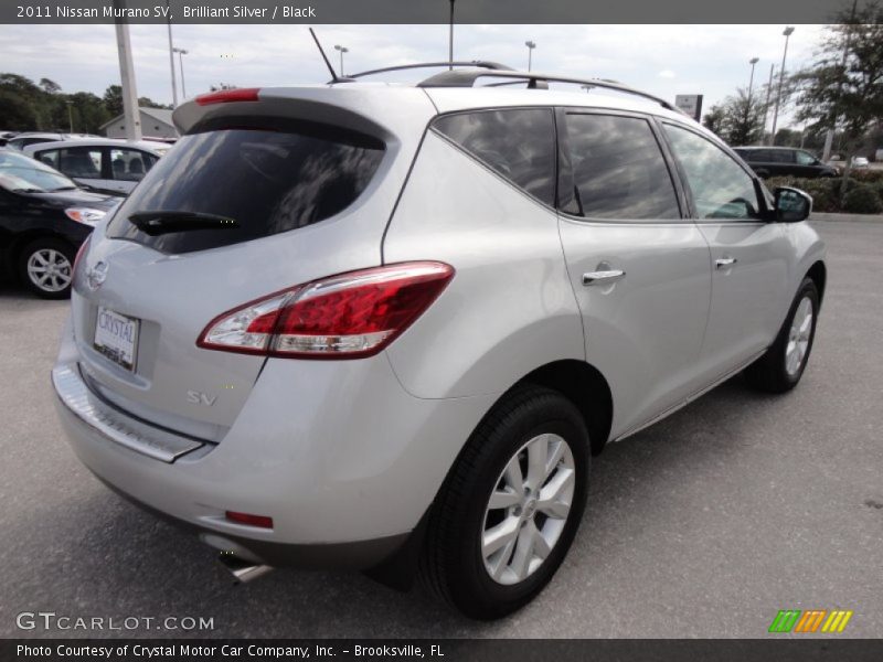 Brilliant Silver / Black 2011 Nissan Murano SV