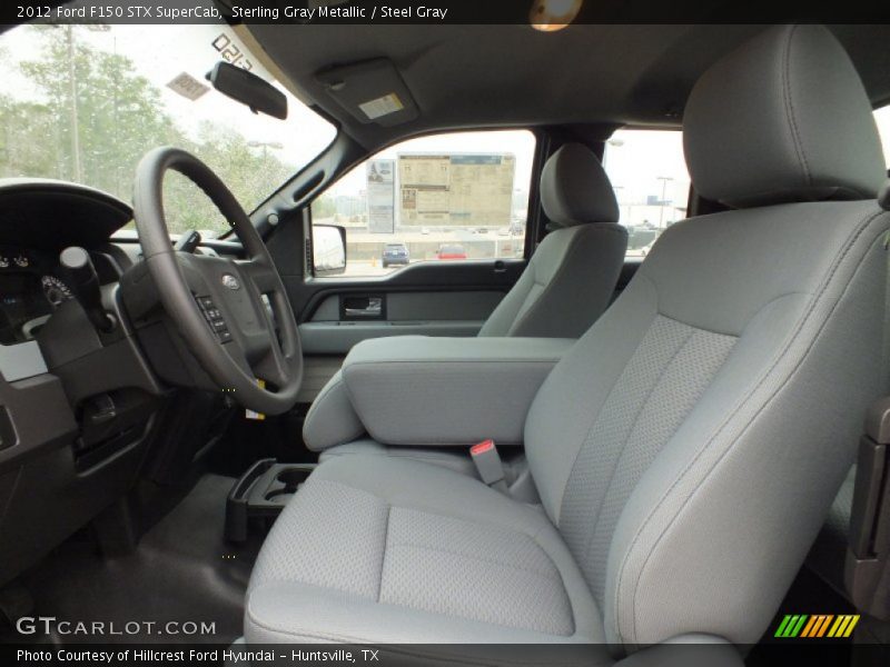 Front Seat of 2012 F150 STX SuperCab
