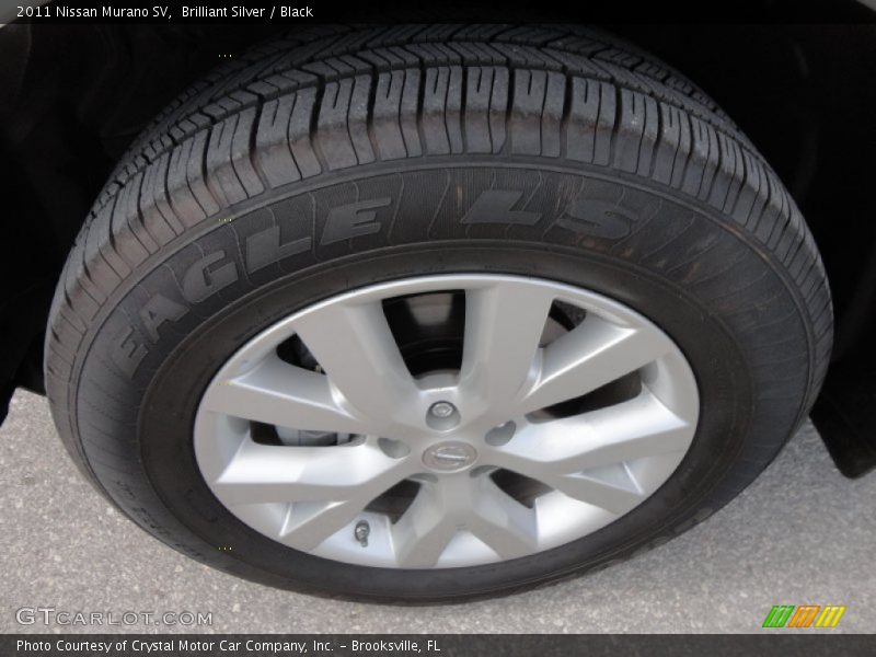 Brilliant Silver / Black 2011 Nissan Murano SV