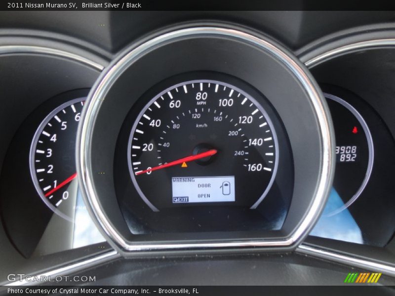 Brilliant Silver / Black 2011 Nissan Murano SV