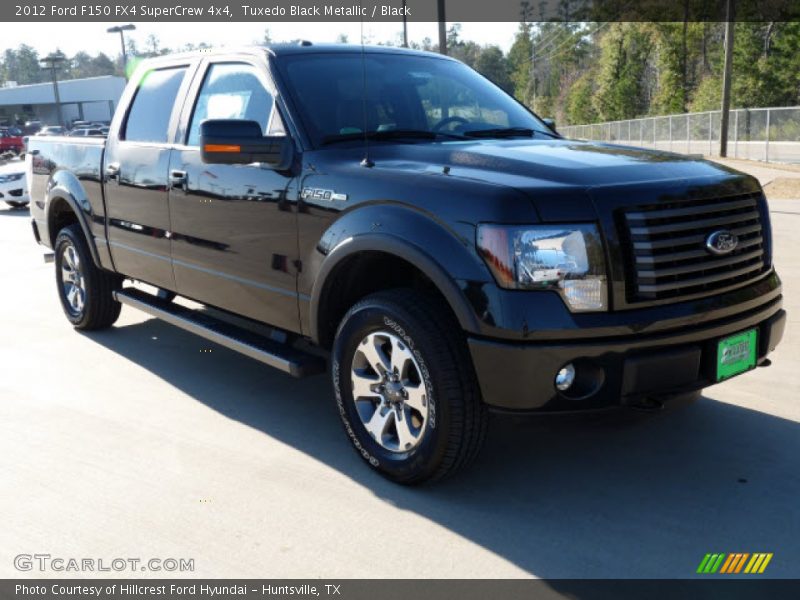 Tuxedo Black Metallic / Black 2012 Ford F150 FX4 SuperCrew 4x4