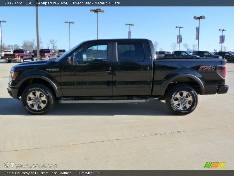 Tuxedo Black Metallic / Black 2012 Ford F150 FX4 SuperCrew 4x4