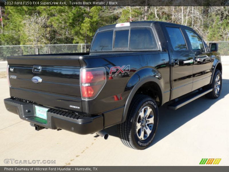 Tuxedo Black Metallic / Black 2012 Ford F150 FX4 SuperCrew 4x4