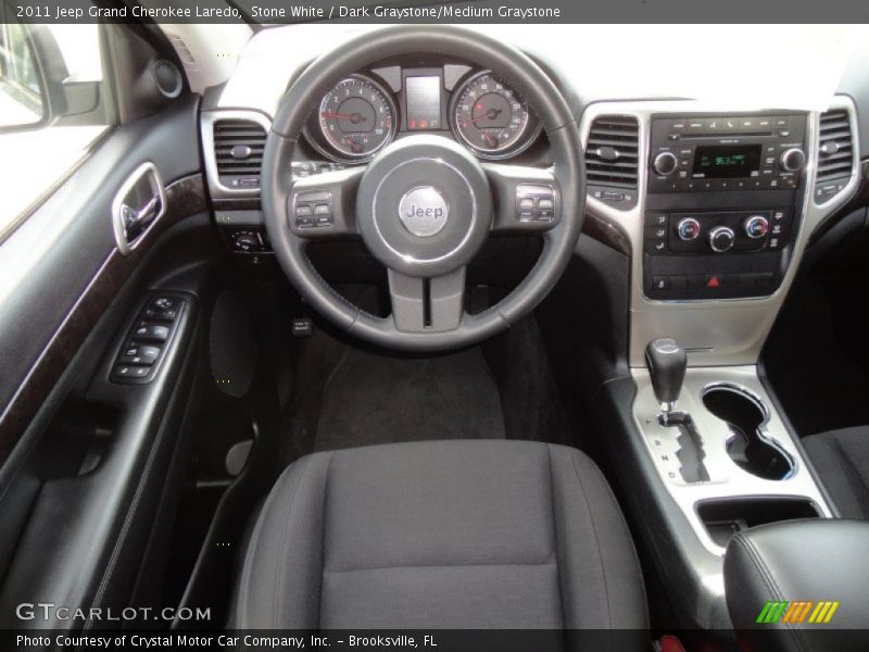 Stone White / Dark Graystone/Medium Graystone 2011 Jeep Grand Cherokee Laredo