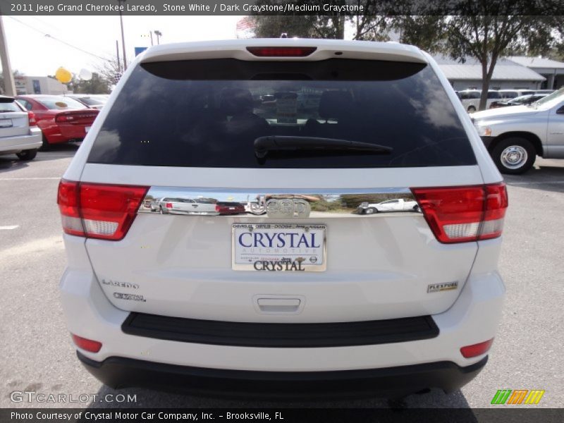 Stone White / Dark Graystone/Medium Graystone 2011 Jeep Grand Cherokee Laredo
