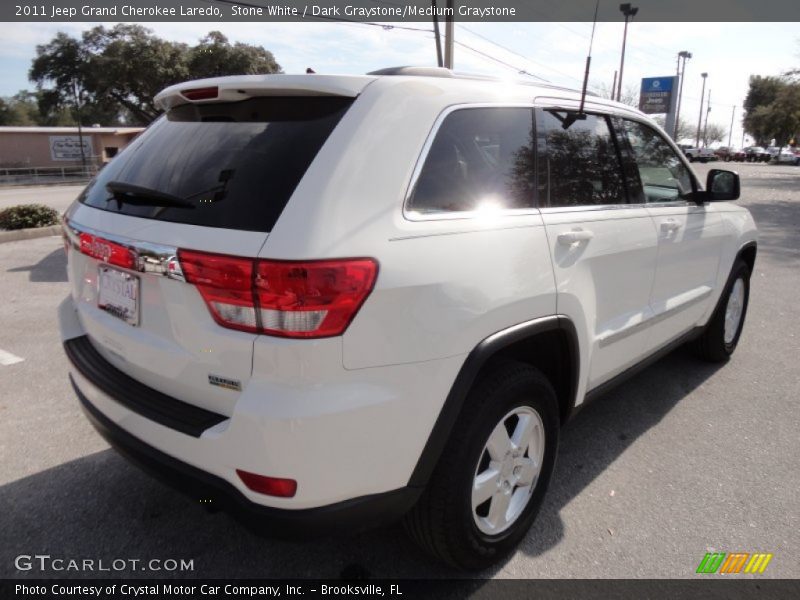 Stone White / Dark Graystone/Medium Graystone 2011 Jeep Grand Cherokee Laredo