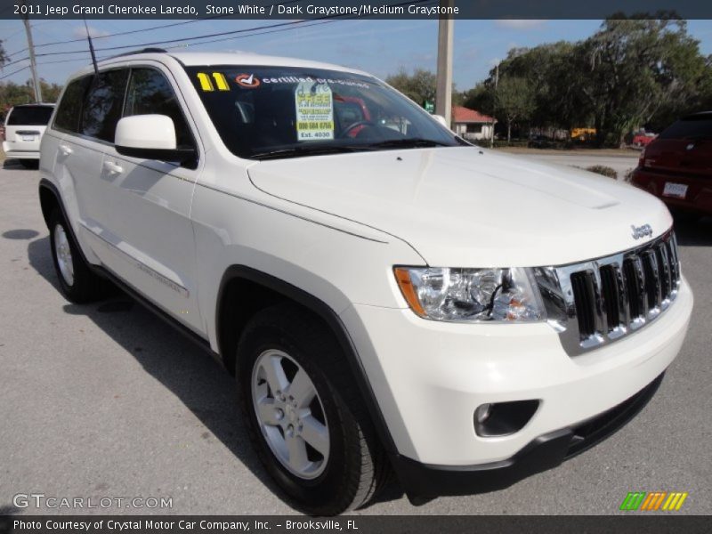 Stone White / Dark Graystone/Medium Graystone 2011 Jeep Grand Cherokee Laredo