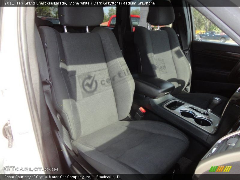 Stone White / Dark Graystone/Medium Graystone 2011 Jeep Grand Cherokee Laredo