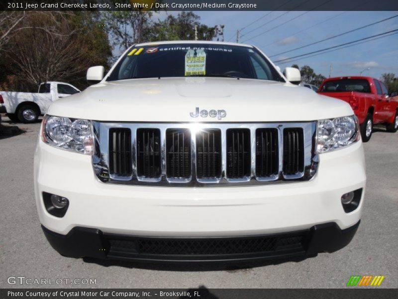 Stone White / Dark Graystone/Medium Graystone 2011 Jeep Grand Cherokee Laredo