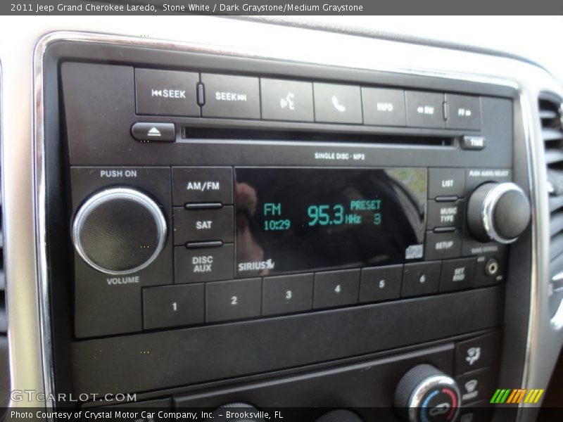 Stone White / Dark Graystone/Medium Graystone 2011 Jeep Grand Cherokee Laredo