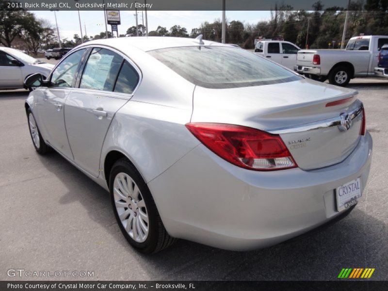 Quicksilver Metallic / Ebony 2011 Buick Regal CXL