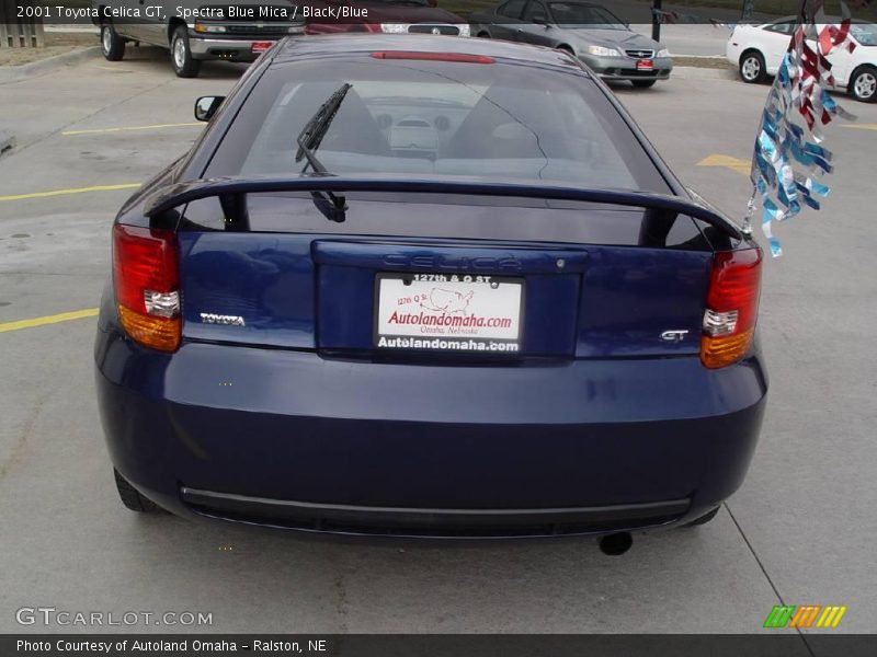 Spectra Blue Mica / Black/Blue 2001 Toyota Celica GT