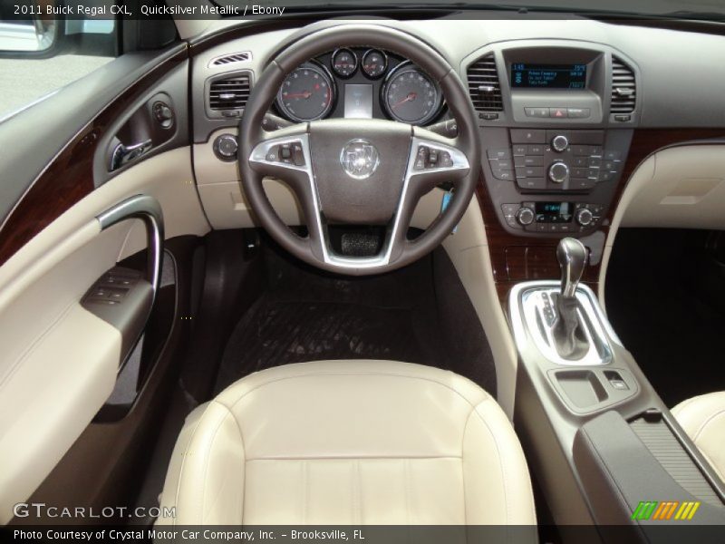 Quicksilver Metallic / Ebony 2011 Buick Regal CXL