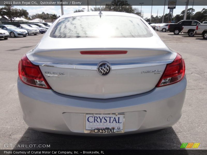 Quicksilver Metallic / Ebony 2011 Buick Regal CXL