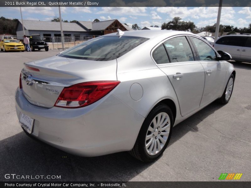 Quicksilver Metallic / Ebony 2011 Buick Regal CXL