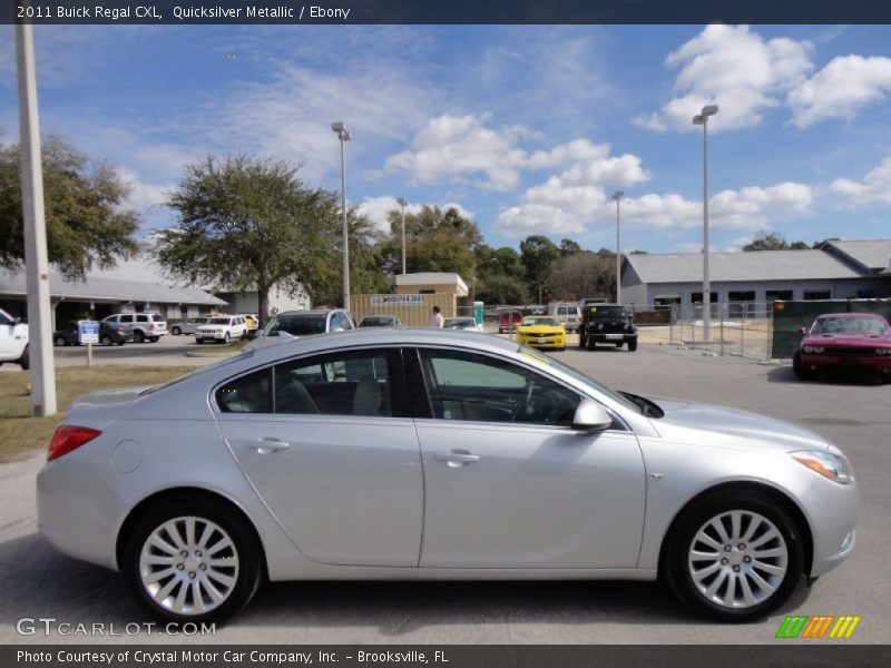 Quicksilver Metallic / Ebony 2011 Buick Regal CXL