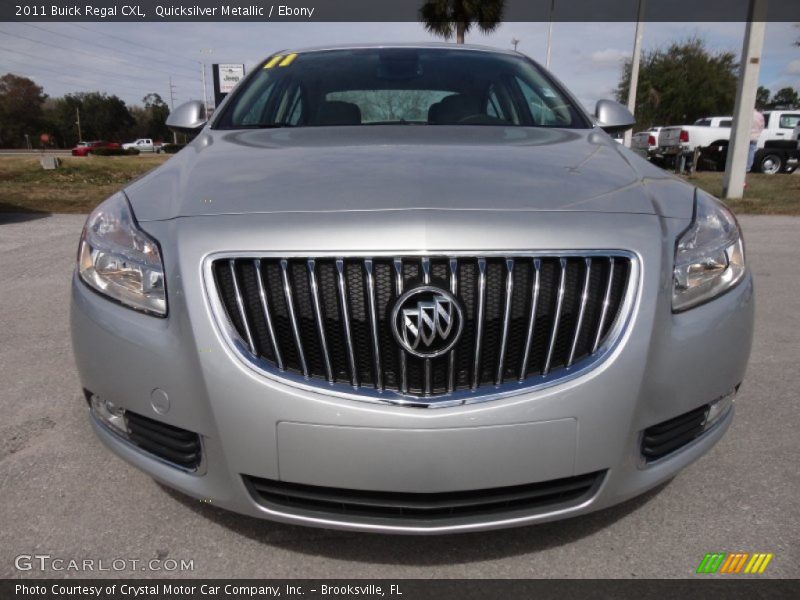 Quicksilver Metallic / Ebony 2011 Buick Regal CXL