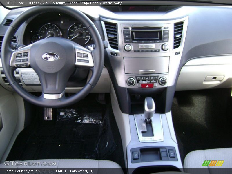 Deep Indigo Pearl / Warm Ivory 2012 Subaru Outback 2.5i Premium