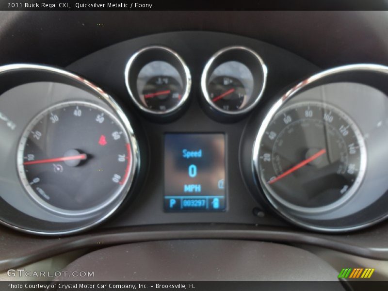 Quicksilver Metallic / Ebony 2011 Buick Regal CXL