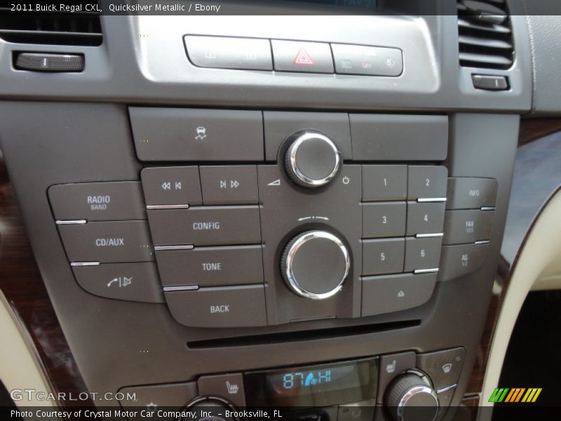Quicksilver Metallic / Ebony 2011 Buick Regal CXL