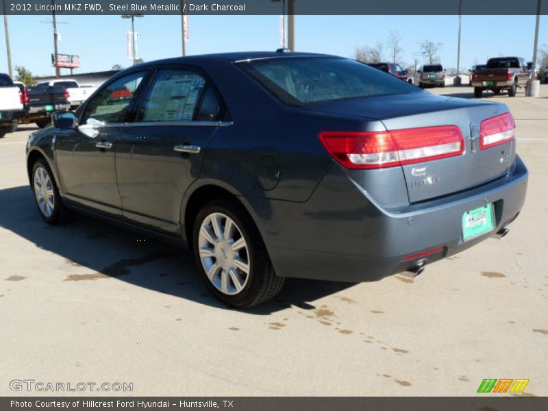 Steel Blue Metallic / Dark Charcoal 2012 Lincoln MKZ FWD