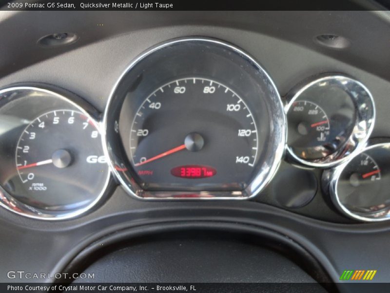 Quicksilver Metallic / Light Taupe 2009 Pontiac G6 Sedan