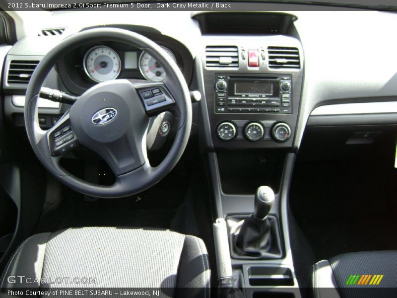 Dark Gray Metallic / Black 2012 Subaru Impreza 2.0i Sport Premium 5 Door