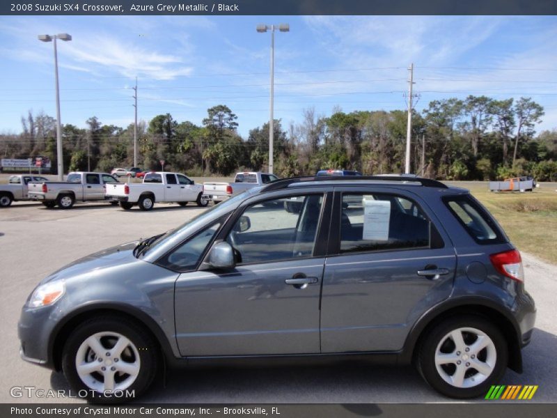 Azure Grey Metallic / Black 2008 Suzuki SX4 Crossover