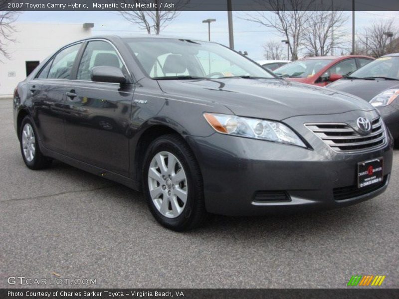 Magnetic Gray Metallic / Ash 2007 Toyota Camry Hybrid