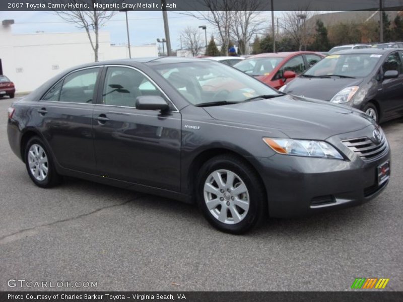 Magnetic Gray Metallic / Ash 2007 Toyota Camry Hybrid