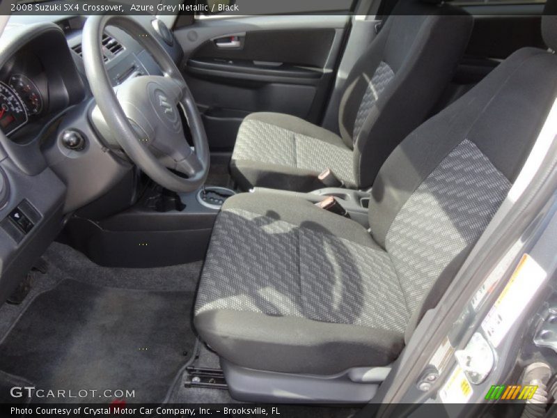 Azure Grey Metallic / Black 2008 Suzuki SX4 Crossover
