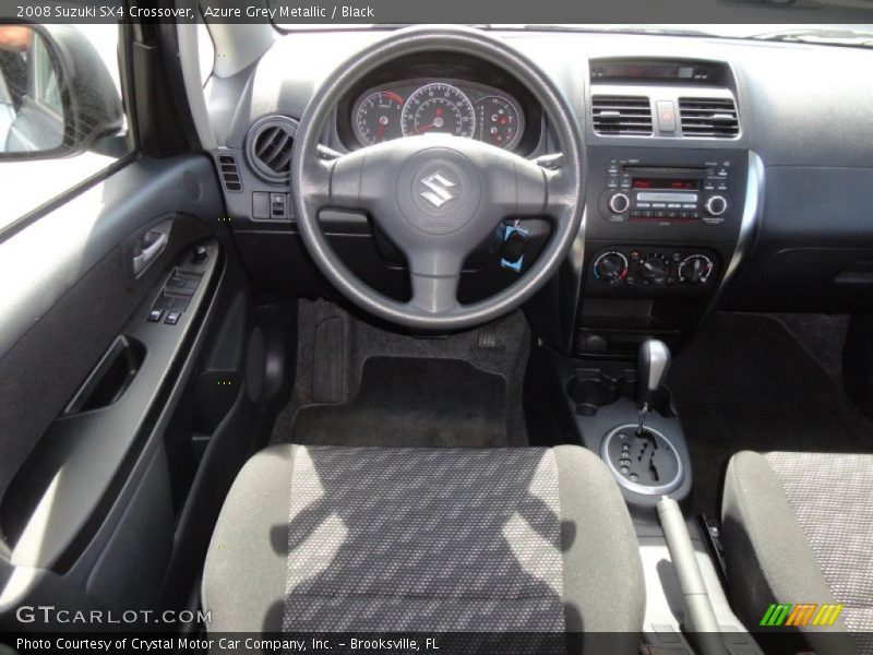 Azure Grey Metallic / Black 2008 Suzuki SX4 Crossover