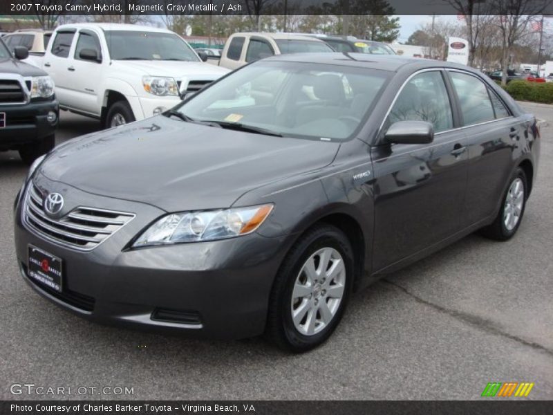 Magnetic Gray Metallic / Ash 2007 Toyota Camry Hybrid