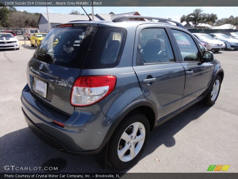 Azure Grey Metallic / Black 2008 Suzuki SX4 Crossover